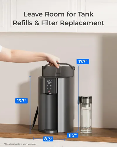 Miniatura 4 de Waterdrop C1H - Sistema de ósmosis inversa para encimera, certificado NSF/ANSI 372, filtro de agua caliente instantánea de ósmosis inversa de 6