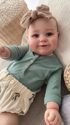 Miniatura 11 de Pinky Reborn Muñecas de bebé renacidas realistas Muñecas de bebé recién nacidas de 50.8 cm estilo niña recién nacida aspecto real lindo suave muñeca