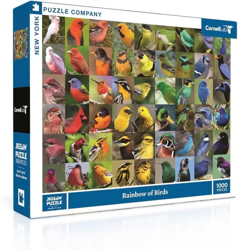 Miniatura 8 de New York Puzzle Company - Cornell Lab Birds of Eastern/Central North America - Rompecabezas de 1000 piezas para noches de juego familiares por Pedro