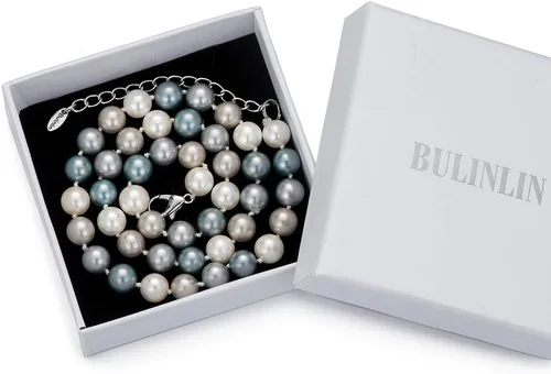 Miniatura 6 de BULINLIN - Gargantilla de cuentas con perlas, joyería de moda para cumpleaños, regalo para mujer