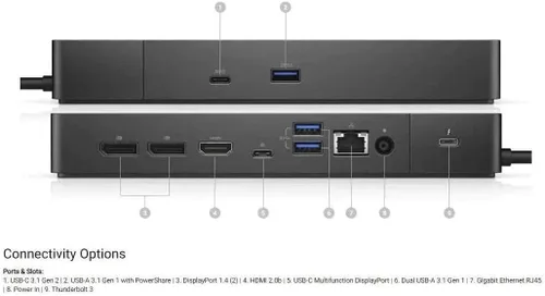 Miniatura 5 de Dell Thunderbolt Dock- WD19TBS Suministro de energía de 130 W