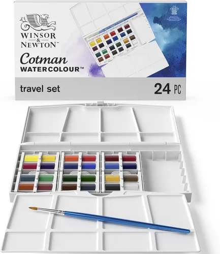 Miniatura 27 de Winsor & Newton 390639 - Cotman Field - Juego de 12 medias pastillas de acuarela
