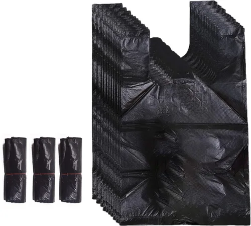 Bolsas de eliminación personal, bolsas de servilletas sanitarias, bolsas de basura pequeñas, color negro, juego de 300 unidades
