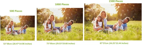 Miniatura 2 de Rompecabezas para adultos de 500 piezas, rompecabezas de elefante, rompecabezas de madera, regalo, tamaño terminado: 20 x 15 pulgadas