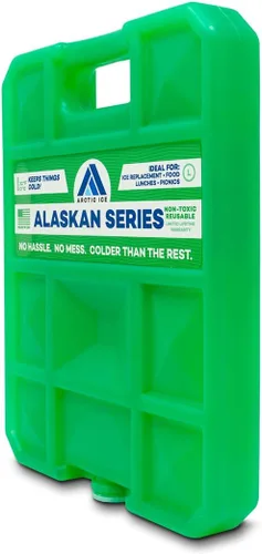 Miniatura 2 de Arctic Ice Bolsa de hielo reutilizable de larga duración de la serie Alaskan, se congela a 32 ° Fahrenheit, mantiene los alimentos y bebidas frescos