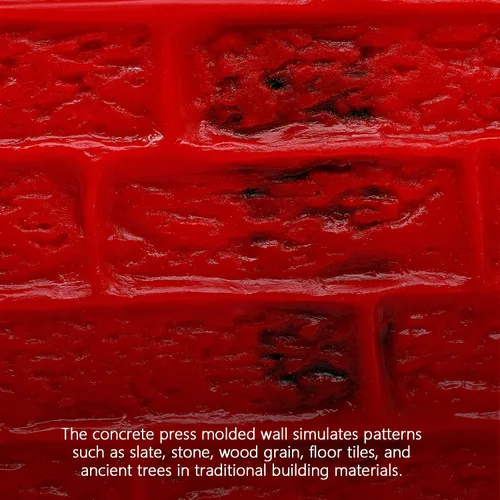Miniatura 9 de 22 "x 12" Pu Concrete Stamp Mat, grande decorativo hormigón piso cemento yeso impresión textura sello Mat cemento sellado sellos de poliuretano
