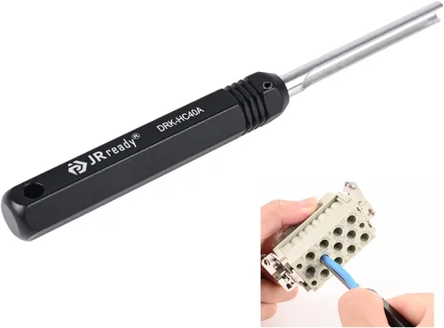 Miniatura 12 de JRready ST5227 KIT de Herramientas Extractoras Herramientas de Extracción de Contacto Sólido Remoción TE/AMP/HARTING Series D SUB Series HAN