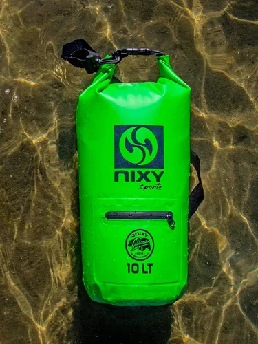 Miniatura 4 de NIXY Bolsa seca impermeable de 10 L con parte superior enrollable, ligera y duradera para paddleboard, kayak, senderismo, camping, canotaje, playa