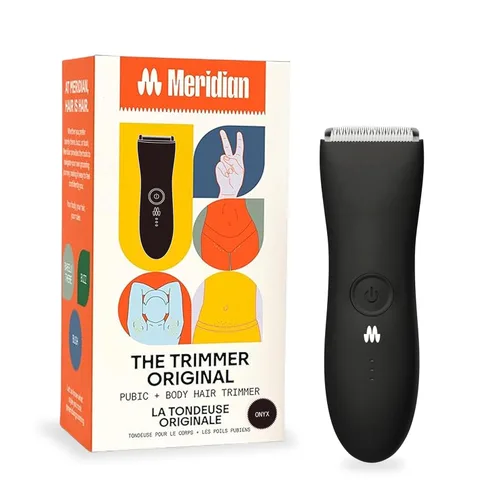 Miniatura 14 de MERIDIAN The Trimmer Original - Recortadora de vello corporal para hombres, afeitadora eléctrica para cabello púbico, pecho, piernas y bikini, 1