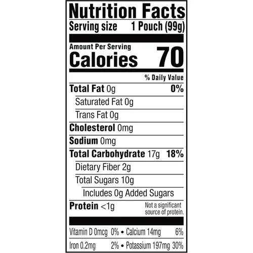 Miniatura 2 de Plum Organics Just Prunes, 4+ Meses - Portabebés de Alimentos Orgánicos, Bolsa de 3.5 oz (Paquete de 12)