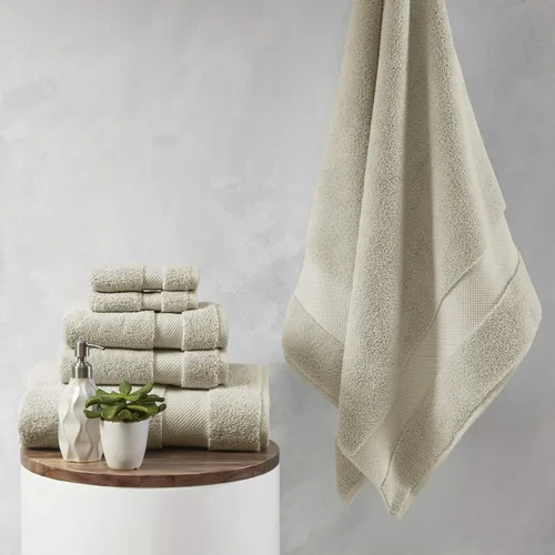 Miniatura 13 de Madison Park Signature Splendor - Juego de toallas de baño de lujo 100% algodón, suave, felpa de 1000 GSM, pesadas, calidad de hotel, cero torsión