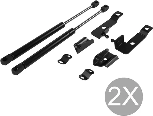 Miniatura 5 de AUTOXBERT 2 puntales de capó delantero para elevación, soportes de elevación de resortes de gas de repuesto para Nissan Frontier Navara D40