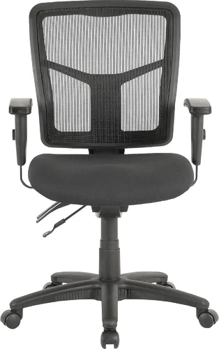 Miniatura 3 de Lorell, LLR86201, silla de gestión de respaldo medio de la serie ErgoMesh