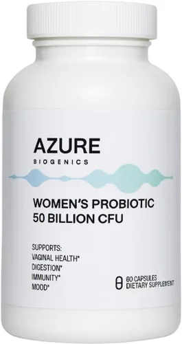 Probióticos para mujeres, 50 mil millones de UFC, 4 cepas probióticas, 60 cápsulas, digestión, apoyo para la salud vaginal, inmune y del estado de