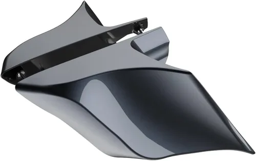 Miniatura 88 de Advanblack Barracuda - Cubiertas laterales estiradas plateadas (brillantes), paneles extendidos para Harley Touring Street Glide Road Glide Electra