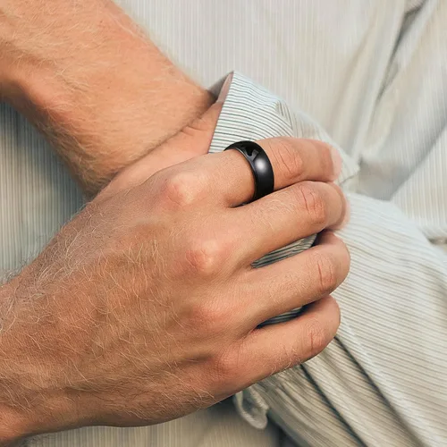 Miniatura 128 de King Will Alianza de boda de carburo de tungsteno para hombres y mujeres, anillos de promesa para parejas abovedados de alto pulido