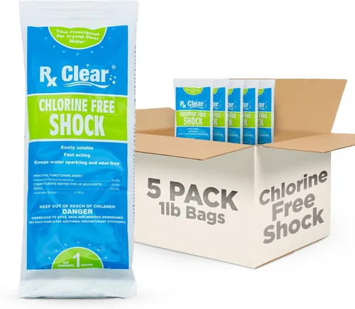 Miniatura 10 de Rx Clear Choque de piscina sin cloro Tratamiento oxidante sin cloro (MPS) Monopersulfato de potasio al 36.2% Gránulos de disolución rápida