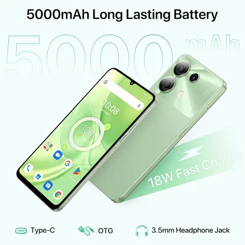 Miniatura 7 de UMIDIGI G9 5G Teléfonos Desbloqueados, Teléfono Celular Android 14, 5G SIM Dual, Cámara 50MP, 12(6+6) GB +128GB/1TB TF Expandible, Pantalla HD+