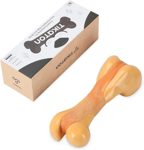 Miniatura 3 de Tikaton Juguetes masticables indestructibles para perros para masticadores agresivos, sabor a pollo, juguetes masticables duraderos para dentición