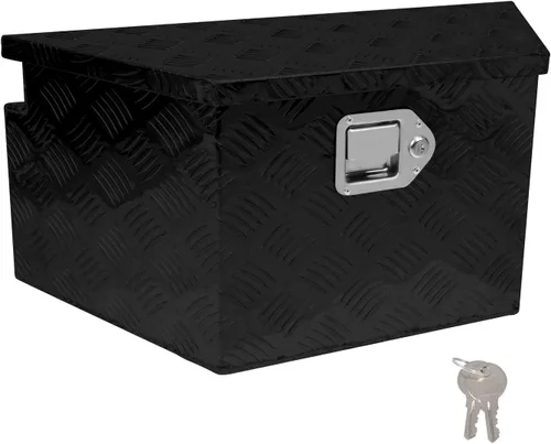 Miniatura 11 de Caja de herramientas de 24 pulgadas, caja plana para camioneta, organizador de almacenamiento para RV, caja de herramientas para camión con asa