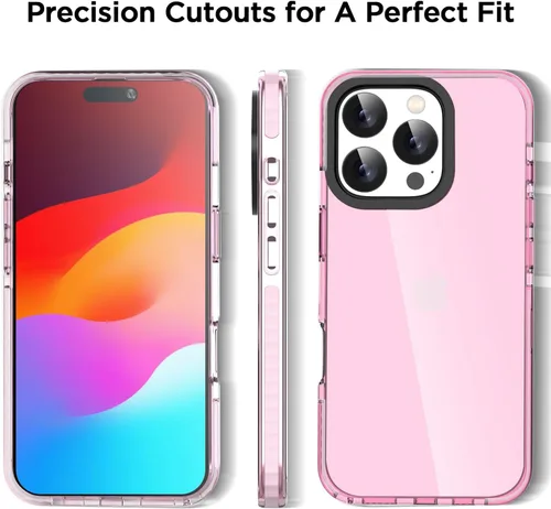 Miniatura 75 de AICase Funda protectora para iPhone 16 compatible con iPhone 16, delgada, ligera, transparente [no amarillenta] Diseño vibrante