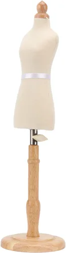 Miniatura 9 de Maniquí femenino para coser y hacer patrones, maniquí de exhibición ajustable con soporte de trípode para exhibición de ropa, tienda minorista, uso