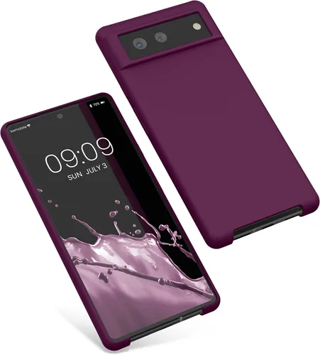 Miniatura 724 de kwmobile Funda Compatible con Google Pixel 6 Pro - Funda de teléfono de silicona TPU con acabado suave - Azul Arrecife