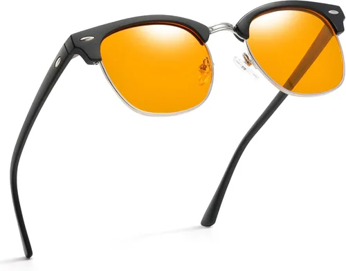 Miniatura 18 de Gafas de Luz Azul para Mujer/Hombre Gafas de Computadora de Luz Azul para Mujeres/Hombres A04-cristal marco plateado