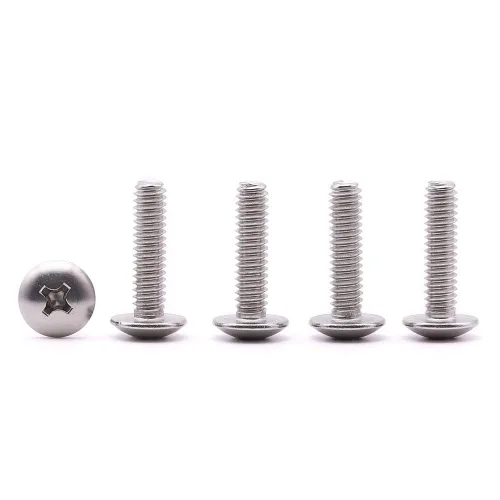 Miniatura 6 de Tornillos Phillips de cabeza de truss de 1/4-20 x 1 (paquete de 25) para pomo de cajón de gabinete, acero inoxidable 304 (18-8), pernos de cabeza