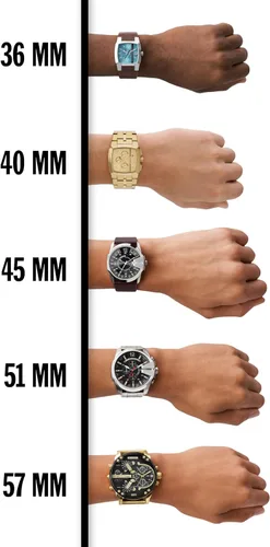 Miniatura 7 de Diesel Mini reloj de cuero Griffed DZ4604