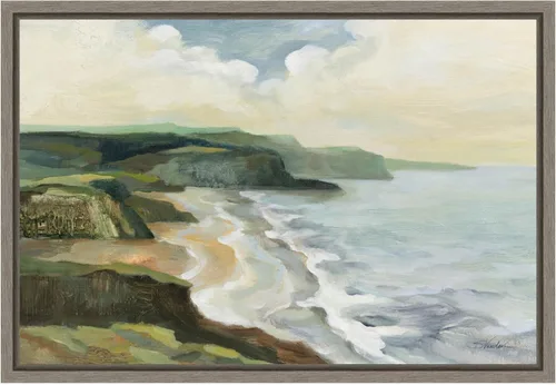 Miniatura 7 de Amanti Art Lienzo enmarcado para pared, 16 x 23 pulgadas, Costa irlandesa de Silvia Vassileva, lienzo enmarcado para pared, obras de arte