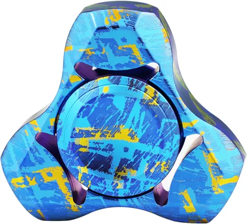 Miniatura 17 de FREELOVE Spinner de metal premium para adultos, giratorio silencioso pesado de acero inoxidable con rodamiento de precisión, pequeño juguete