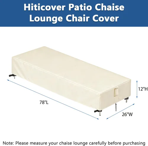 Miniatura 2 de Fundas para tumbona, paquete de 2 fundas impermeables para sillas de salón al aire libre para muebles de patio, silla de piscina para muebles