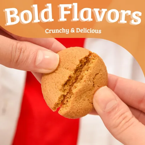 Miniatura 4 de Mi-Del Galletas Snaps de Vainilla - Galletas Crujientes de Vainilla - Certificadas Sin GMO, 0g de Grasa Trans, Galletas Saludables (Paquete de 8)