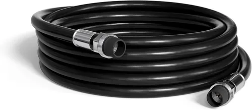 Miniatura 17 de THE CIMPLE CO - Cable coaxial RG6 de 1 pie para exteriores - Cable coaxial doble blindado para interiores y exteriores para antenas de TV vía