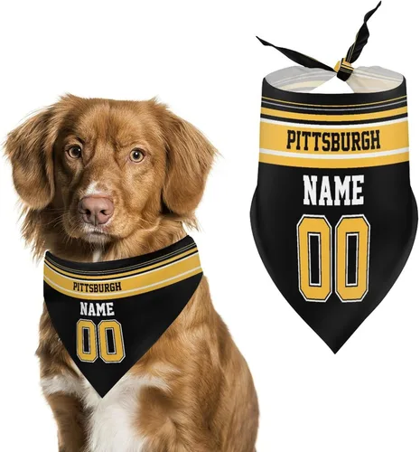 Miniatura 12 de Arizona - Bandana de fútbol para perro, diseño personalizado, número de nombre, regalos para gatos