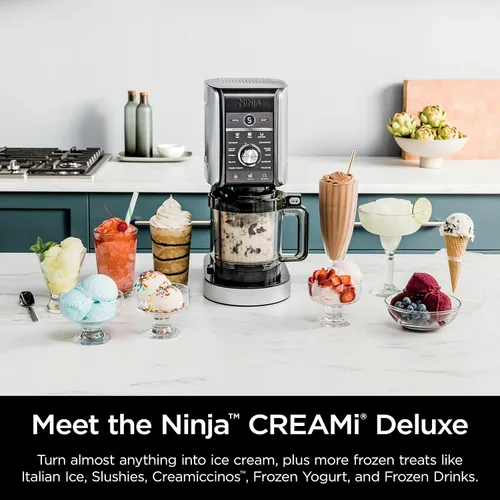 Miniatura 10 de Ninja Creami Deluxe - Paquete de 2 pintas compatibles con máquinas de helados Creami Deluxe serie NC500, pintas Ninja auténticas, sin BPA y aptas