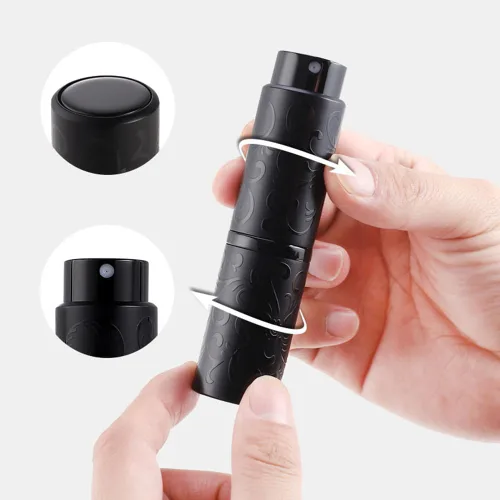 Miniatura 3 de Botella de perfume de viaje de 0.3 fl oz, atomizador de perfume recargable, botella de perfume recargable, miniperfume de viaje, recargable, 3 unids