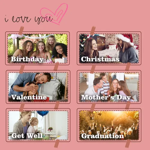 Miniatura 7 de Junyovin Pulsera de regalo para mujeres, mamá, esposa, hermana, novia, hija, cumpleaños, Acción de Gracias, Navidad, Año Nuevo, Día de la Madre, San