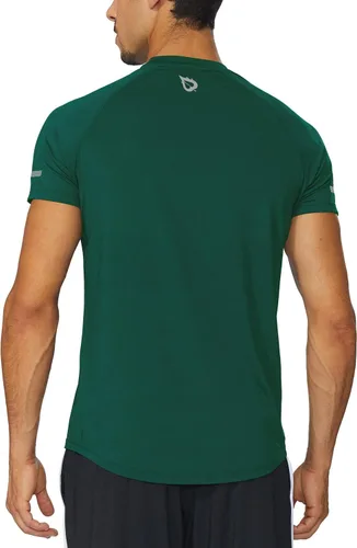 Miniatura 2 de Baleaf Camisetas de correr para hombre, de manga corta, atléticas, de secado rápido
