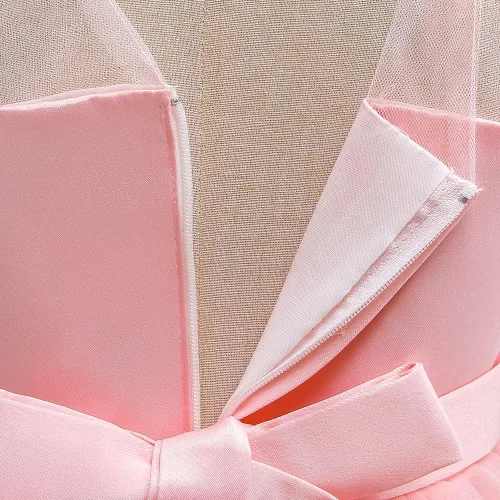 Miniatura 6 de 6M-9T - Vestido de baile con volantes para bebés y niñas, vestidos de encaje