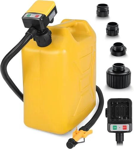 Miniatura 8 de Bomba de transferencia de combustible con sensor de parada automática y adaptador de 4 tanques, manguera de 3.2GPM 51 pulgadas, bomba de gasolina