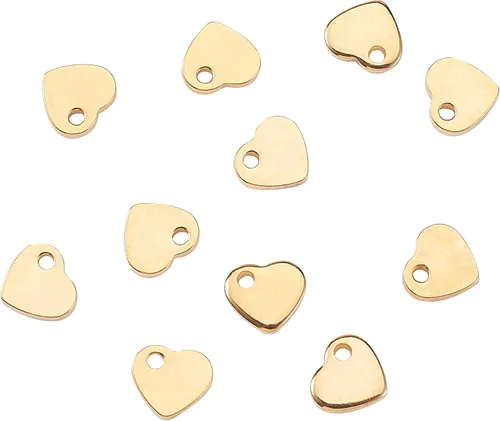Miniatura 9 de LiQunSweet 5 piezas de acero inoxidable dorado de 1.378 in, barra vertical grabada larga, etiquetas de estampado en blanco, colgantes de tubo