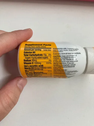 Miniatura 10 de BEE and You - Suplemento de propóleos 100% natural de apoyo inmunológico, antioxidantes, vitamina C, VIT D3, zinc, jugo de naranja, miel cruda, 1.69