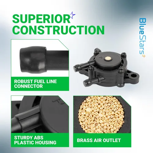 Miniatura 5 de BlueStars 808656 491922 Bomba de combustible con filtro de combustible, compatible con 691034 692313 808492 Kawasaki 49040-7001 Kohler 24 393 04-S