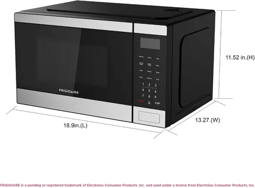 Miniatura 5 de Microondas Frigidaire de 0.9 pies cúbicos, panel de control digital - Configuraciones de cocción automática - Bloqueo de seguridad para niños