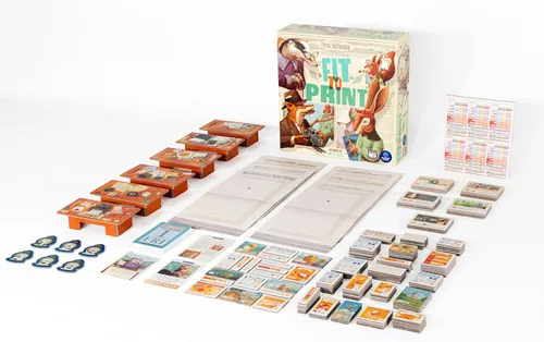 Miniatura 3 de AEG & Juegos planos Ajuste para imprimir Construye tu periódico De los creadores de Cascadia Fácil de aprender Rápido de jugar A partir