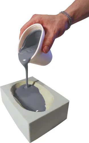 Miniatura 3 de Monster Clay Arcilla de modelado de grado prémium (gris, mediana, caja de 18 libras)
