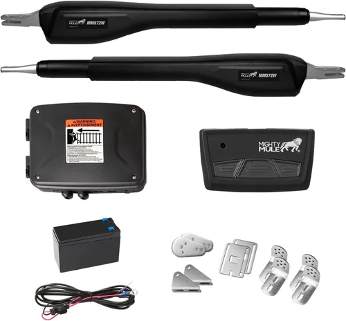 Miniatura 14 de Mighty Mule MM571W - Abridor de puerta automático de alta resistencia, listo para energía solar e inteligente, puertas de hasta 5.49 m o 385.55 kg