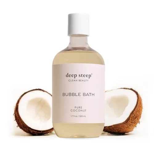 Miniatura 26 de Deep Steep baño de burbujas, lavanda y manzanilla 17 oz – Reducción de alergias clínicamente probada, baño relajante con manteca de karité y aceite